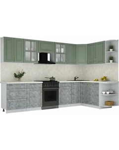 Кухонный гарнитур Интерлиния Мила Шато 1.7x3.2 PR