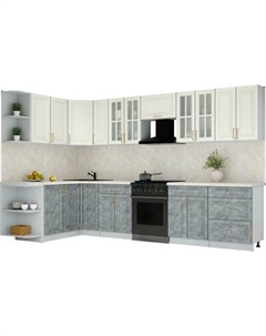 Кухонный гарнитур Интерлиния Мила Шато 1.7x3.3 LV