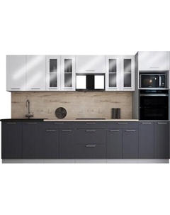 Кухонный гарнитур Интерлиния Мила Gloss 3.2