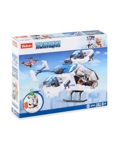 Конструктор Полиция. Вертолет / M38-B0823 Sluban