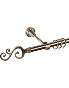 Карниз для штор АС ФОРОС Prime D16Г + наконечники Лоза Ас форос