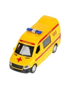 Фургон игрушечный Технопарк Реанимация / 887-27R-R