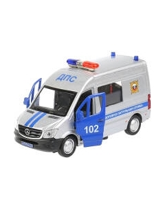 Фургон игрушечный Mercedes-Benz Sprinter Полиция / SPRINTERVAN-14POL-SR Технопарк