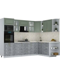 Кухонный гарнитур Интерлиния Мила Шато 1.88x2.8 ВТ PR