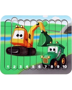 Развивающая игра Машинки-помощники / 7548695 Лесная мастерская