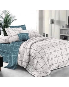 Комплект постельного белья Alleri Поплин Luxe Евро Max / П-368