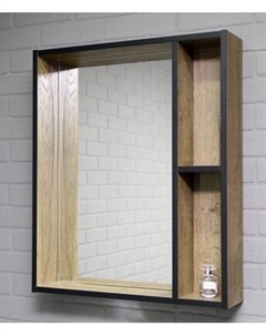 Шкаф с зеркалом для ванной Домино Alfa 60 / DA6103HZ