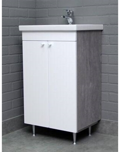 Тумба под умывальник Айсберг Como 50 Промо без ящика DP2616T