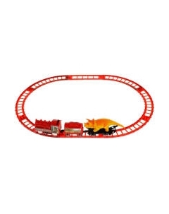 Железная дорога игрушечная С динозаврами / 2101B079-R Играем вместе