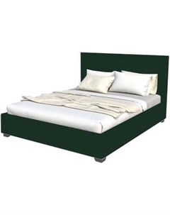 Двуспальная кровать Elmax Альба 200x200 с ПМ Газ-лифт Континентальная рама