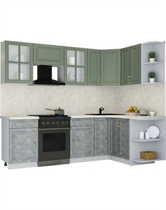 Кухонный гарнитур Интерлиния Мила Шато 1.5x2.5 PR