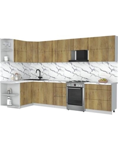 Кухонный гарнитур Интерлиния Мила Матте 1.5x3.3 Б