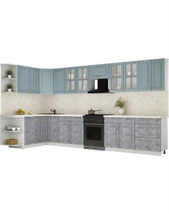 Кухонный гарнитур Интерлиния Мила Шато 1.7x3.8 LV