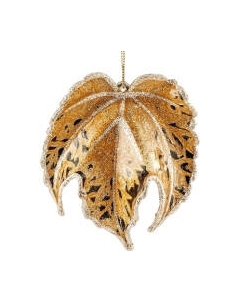 Елочная игрушка Erich Krause Decor Листочек золотой / 50670 Erich krause