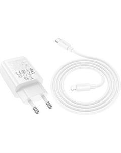 Зарядное устройство сетевое Hoco N63 с кабелем Lightning-Type-C