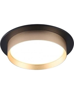 Точечный светильник Ambrella TN5228 BK/GD