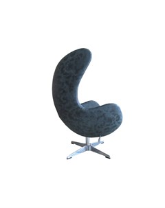 Кресло egg chair черный 76x110x76 см Bradexhome