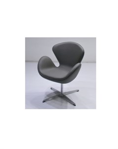 Кресло swan chair серый 70x95x61 см Bradexhome