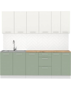 Кухонный гарнитур Артём-Мебель Оля СН-114 без стекла МДФ 2.2м Артём-мебель