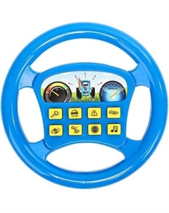 Развивающая игрушка Играем вместе Музыкальный руль Синий Трактор / ZY839630-R2