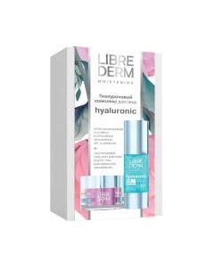 Набор косметики для лица Гиалуроновый комплекс Крем SPF15 50мл+Гель-патч для век 30мл Librederm