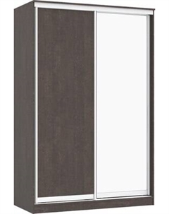 Шкаф-купе Кортекс-мебель Сенатор ШК10 Классика ДСП с зеркалом