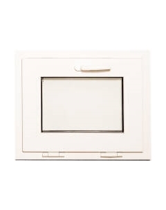 Окно ПВХ Добрае акенца С откидной створкой 2 стекла