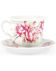 Чашка с блюдцем Rosenberg R-255201