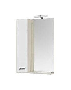 Шкаф с зеркалом для ванной Акватон Бекка 60