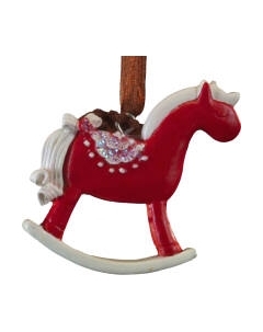Елочная игрушка Erich Krause Лошадка-качалка узорная / 44211 Erich krause