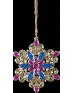 Елочная игрушка Erich Krause Снежинка магия Востока / 40998 Erich krause