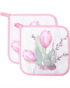 Набор прихваток Этель Тюльпаны / 10754568