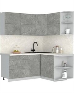 Кухонный гарнитур Интерлиния Мила Матте 1.5x1.8 А PR