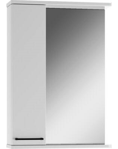 Шкаф с зеркалом для ванной Айсберг Контраст 50