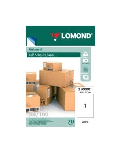 Набор этикеток Lomond Самоклеющаяся для этикеток A4, 70 г/м, 100л / 2100001