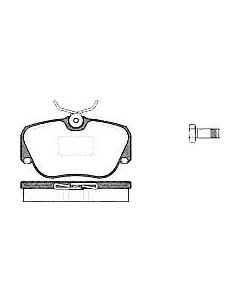 Тормозные колодки 295000SX Stellox