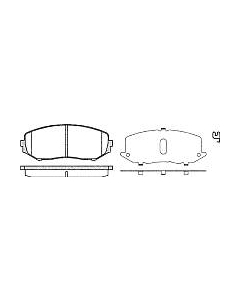 Тормозные колодки 001097SX Stellox