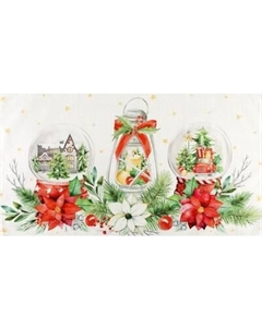 Полотенце Этель Christmas Red Flowers / 5135250