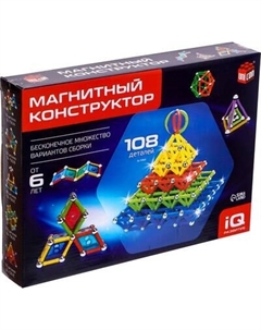 Конструктор магнитный Unicon Magnet Необычные фигуры (108 деталей) / 1387364