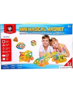 Конструктор магнитный Xinbida Мини магический магнит (32 детали) / 2336519