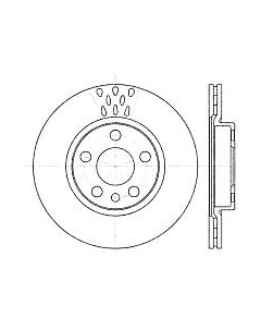 Тормозной диск 60201923VSX Stellox