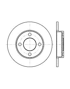Тормозной диск 60204748SX Stellox