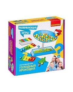 Развивающая игра Bondibon Голодный крокодил / ВВ4176