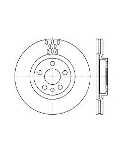 Тормозной диск 60209942VSX Stellox