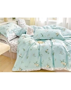 Комплект постельного белья 2сп Оливковая коллекция. Простыня на резинке УУ 6799 Реноме