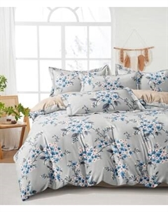 Комплект постельного белья Реноме 2сп Оливковая коллекция. Простыня на резинке УУ 6796