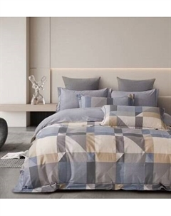 Комплект постельного белья 2сп Оливковая коллекция. Простыня на резинке УУ 6902 Реноме