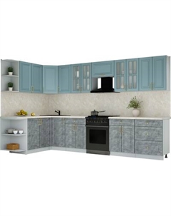 Кухонный гарнитур Интерлиния Мила Шато 1.7x3.4 LV