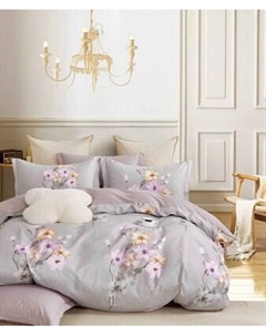 Комплект постельного белья Реноме Евро Темно-синяя коллекция ПП 7429