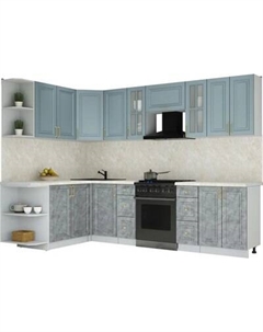 Кухонный гарнитур Интерлиния Мила Шато 1.7x2.8 LV